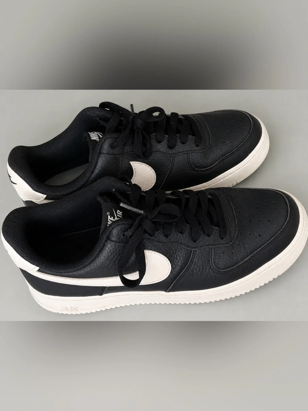 Nike Black and White Low-Top Sneakers